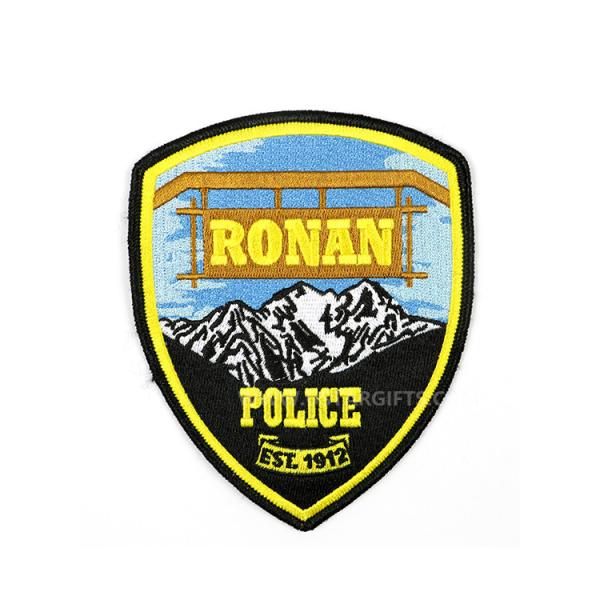 Custom Felt Adhesive Embroidered Patches For Clothes Plastic Backing Or As Per Request