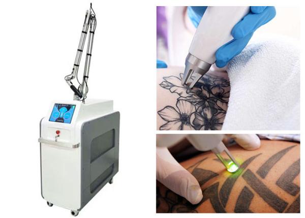 Air Cooling ND YAG Laser Tattoo Removal Machine 750ps High Peak Power