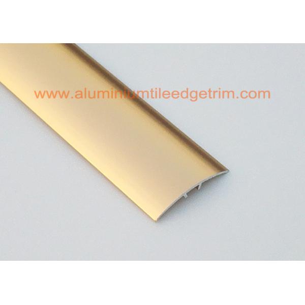Sand Gold Metal Aluminium Floor Trim For Doorway Threshold , Floor Tile Edging