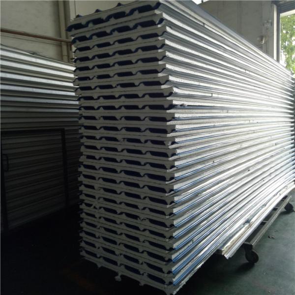 30mm silver paper polyurethane foam sandwich roof panel 840-30-0.376mm for house