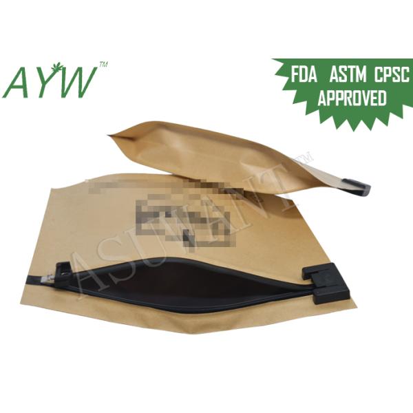 Сумки ребенка бумаги Брауна Крафт устойчивые для съестной упаковки семян конопли