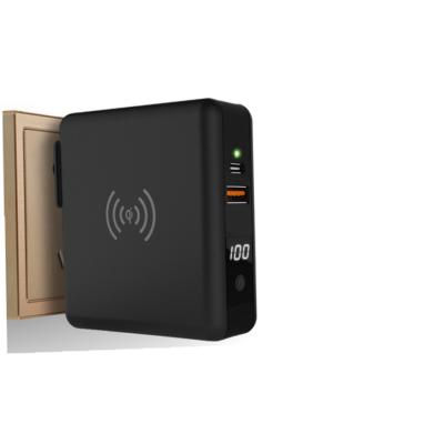 Type C USB  8000mAh 2 Port Wireless Fast Charger Power Bank