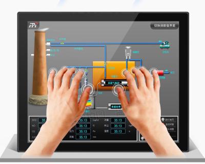 18.5 polegadas embutido painel de aço inoxidável PC com capacitivo touch screen OEM ODM