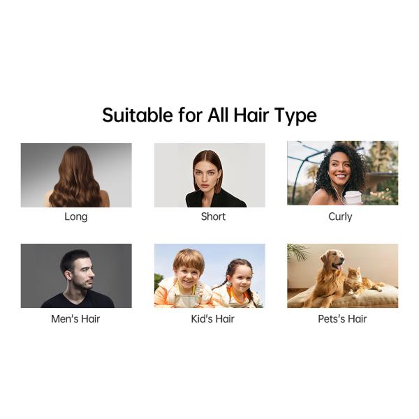 ABS TPR Scalp Washing Brush Detachable Bristles Wet Dry Hair Brush