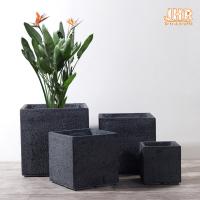 O plantador interno do potenciômetro do quadrado de Clay Flower Pots Garden Planters dos potenciômetros do plantador ajustou potenciômetros modernos da planta
