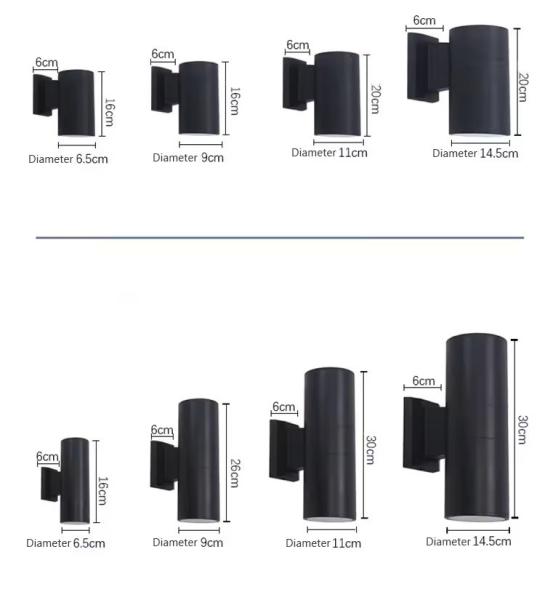 Indoor/Outdoor Led Wall Lamp for Garden/Residential/Shop Color Temperature 3000-6500K