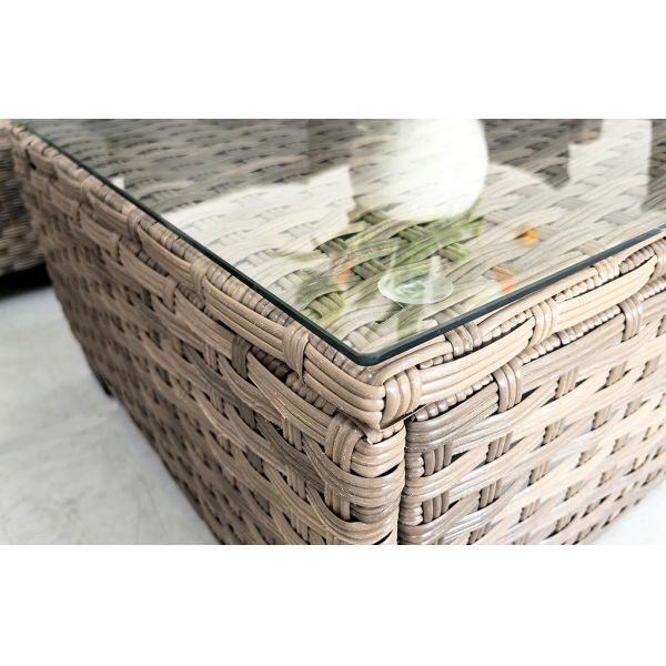 Wholesale Sectional Sofa Garden Corner Set Factory Hot Sale Customizable Outdoor Rattan Sofa
