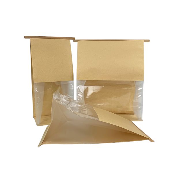 Tin Tie Toast Bag   Full Recyclable Packaging Bag Biodegradable Bread  Bags Manufacturers Can Customize Patterns Size