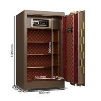 Bloqueo de huellas dactilares biométricas caja fuerte de lujo inteligente para seguridad bancaria YB/ZY-100