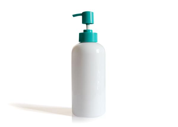 Customized PET Cosmetic Bottles Labeling Surface Pantone 3272C Plastic Pump