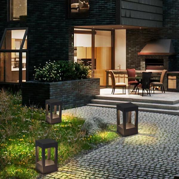 8w Bollard Path Lights , Aluminum Bollard Path Lights 5700k Lighting Colour