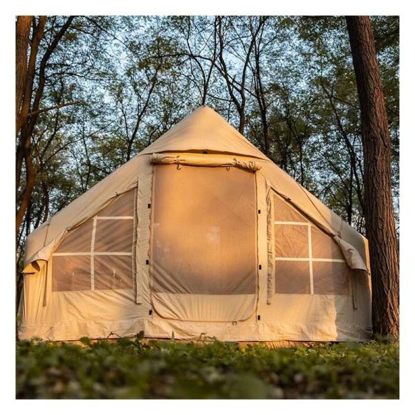 Customize Logo Inflatable Camping Tent Oxford Cloth Air Roof Tent