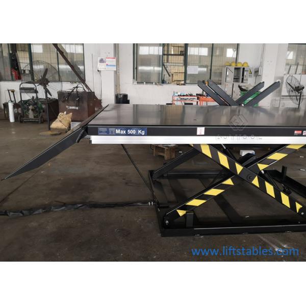 Oficina resistente hidráulica portátil da garagem dos mecânicos da tabela de elevador 450kg da motocicleta