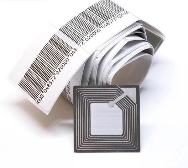 50*50mm Loss Prevention Anti Theft EAS Adhesive 5X5 Anti Theft RF Barcode Soft Label Security Sticker -50mm*50mm