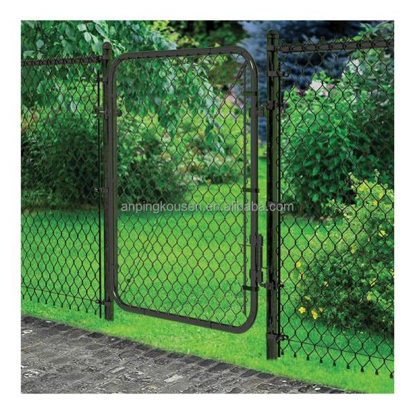 8 Ft Galvanized PVC Coated Chain Link Fence Wire Mesh with Barbed Wire Low Carbon Steel