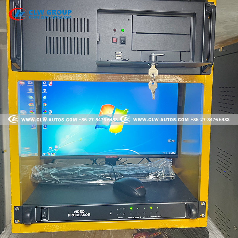 Sinotruk HOWO 4x2 LED Billboard Truck with Triple-Side P4/P5 LED Screens, Hydraulic Liftable Screens, and Foldable Stage