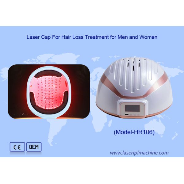 Terapia láser de bajo nivel Gorro láser para el crecimiento del cabello Casco