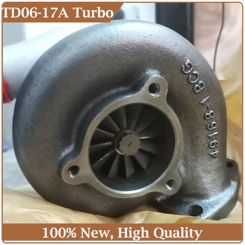 TD06-17A Turbo 6D14 Turbocharger for Mitsubishi Fuso Truck Bus SK07-2 6D14-2PT Engine 49179-00120 49179-00110