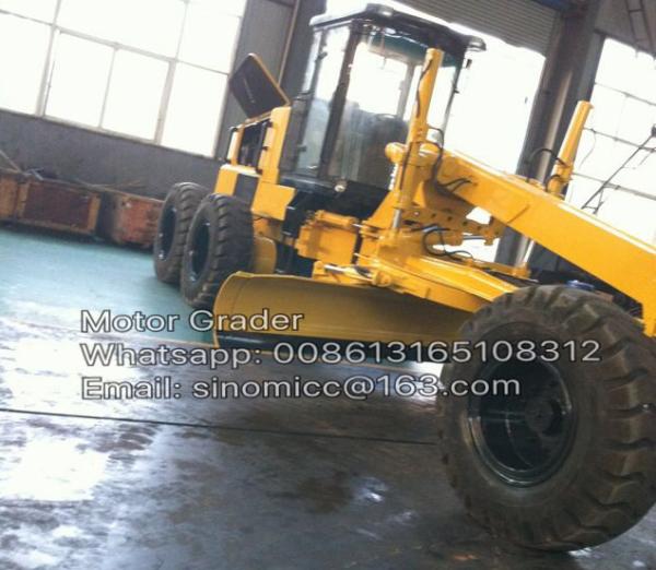 Motor Grader/PY220C Grader/220HP Motor Grader with cummins engine , Color yellow with ripper