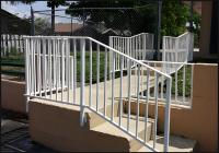 Bardage de sécurité en aluminium revêtu de poudre légère pour les ponts Escaliers Balcons