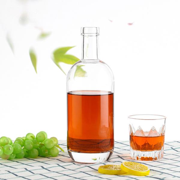 500ml Glass Tequila Bottles for Bar Surface Handling within Hot Stamping