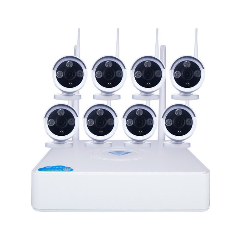Наблюдение 1080P беспроводное NVR системы камеры слежения Wifi 8 каналов