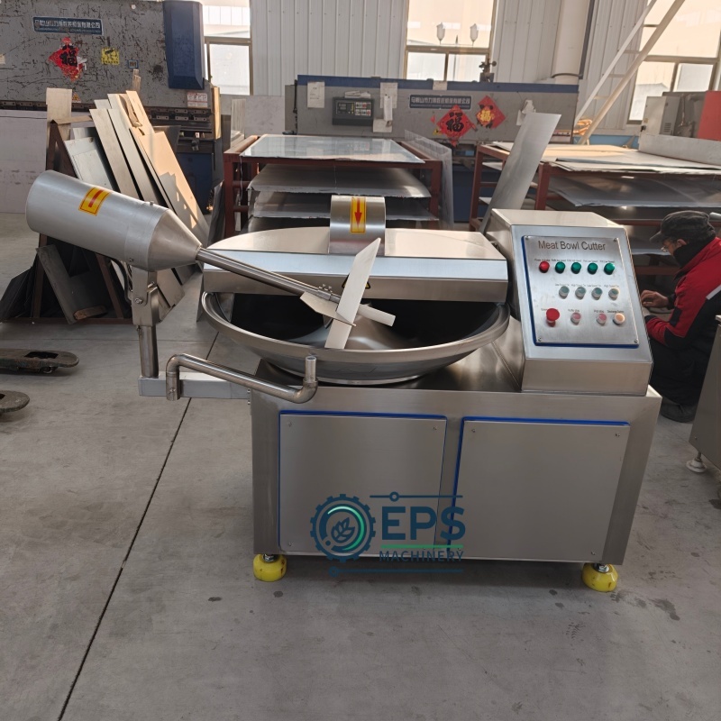 60L Low Noise Energy Saving Bowl Cutter Meat Chopper Quiet Motor Machine for Supermarket Kitchen