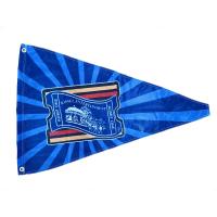 Drapeau sportif 12 x 18 pouces, polyester tricoté à l'envers
