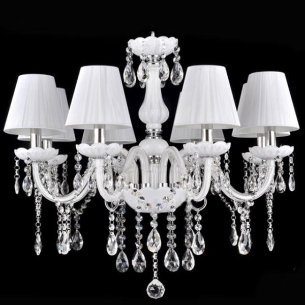 White Kitchen crystal chandelier dining room light fixtures (WH-CY-22)