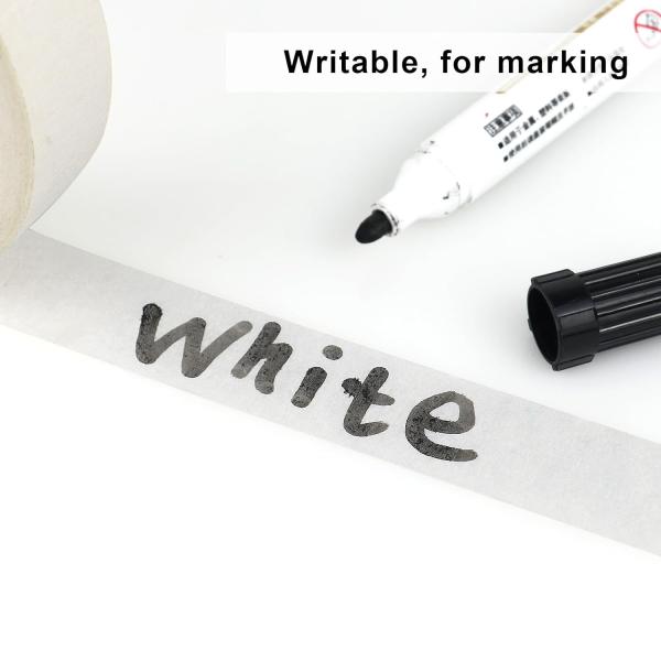 White Decorative Car Spray Paint Masking Tape Art Writable Masking Tape