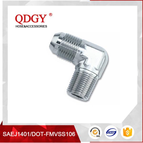 qdgy steel material with chromed plated coating -3 AND -4 AN  SAE Brake Adapter Fittings10MM X 1.25 Male