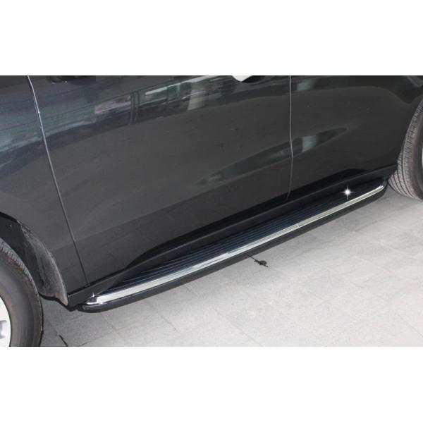 OEM Type Side Step Bars For ACURA MDX 2014 2015 , Non-skid Rubber And Chrome