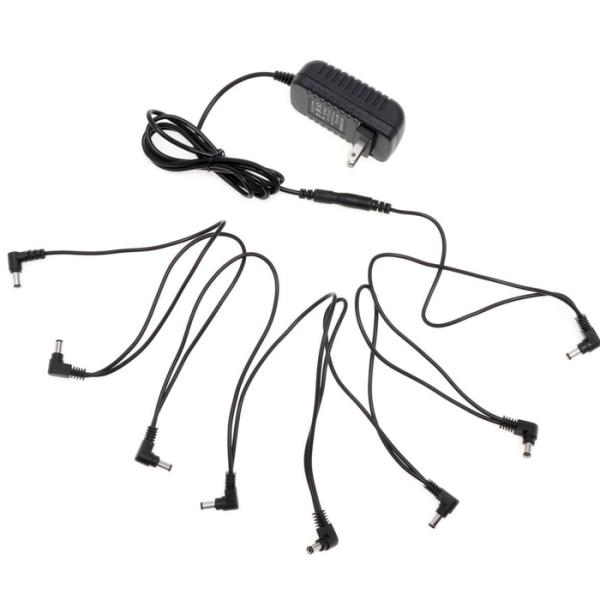 5V 1.5m Optional DC Cable Effect Pedal Power Supply Adapter with UK US AU EU CN Plug