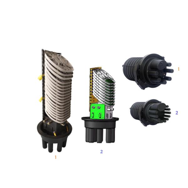 Закрытие на открытом воздухе МИНИ водоустойчивое IP68 купола приложения оптического волокна 144 ядров