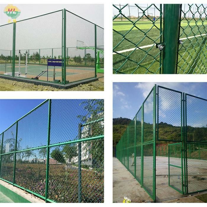 Pvc покрыл 40x40, ограждать сетки звена цепи безопасностью 5ft высокий 9 Gauga