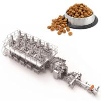 Sistema de pesagem e embalagem variável para alimentos para animais de estimação com vários ingredientes Máquina de embalagem de alimentos para cães