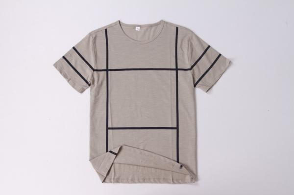 Plaid Mens Crew Neck Sweatshirt