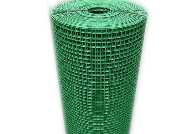 0.5mm Light Green Coated Welded Steel Wire Mesh Hole Size 6x6mm For Garden