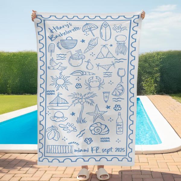 200gsm Quick-Dry Beach Towel with Fast Drying Technology and Good Absorbency for Active Lifestyles