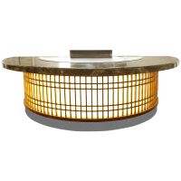 7-местный стол для гриля Teppanyaki с пищевой сталью