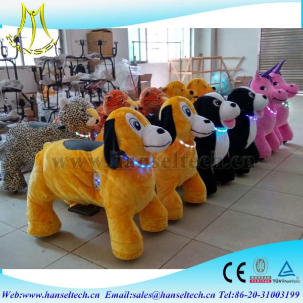 Hansel the latest designed cpoin operated dog kiddie rides amusement park indoor games machines	walking dragon ride coin