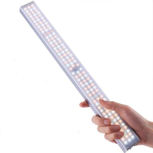 31*3.8CM 78LED USB Rechargeable Motion Sensor Light 1500mah Battery powered