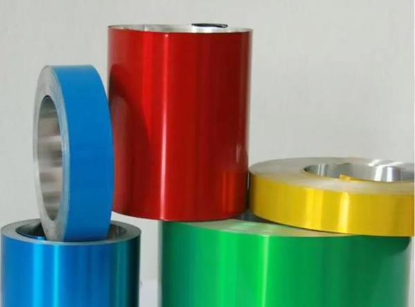 1100/1030b/3102/8011 Blue And Gold Color Aluminum Foil For Heat Exchange Constructions/Air Conditioners/Refrigerators/Freezers