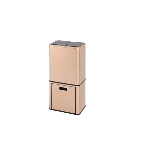 Smart Induction Trash Can Hotel 44L Fully Automatic Double Layer Dry and Wet Separation Household Trash Can with Lid