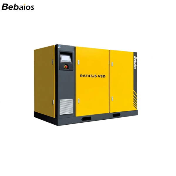Permanent Magnet Variable Frequency Drive Screw Air Compressor With Two Stage Compression