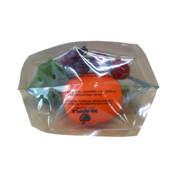 OPP Plastic Fresh Fruit Bags Transparent Plastic Package Zipper Containers PET
