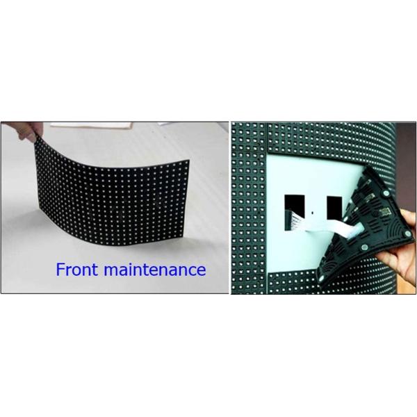 TOPLED SMD soft led screen led wall p4 indoor large flexible curved led screens