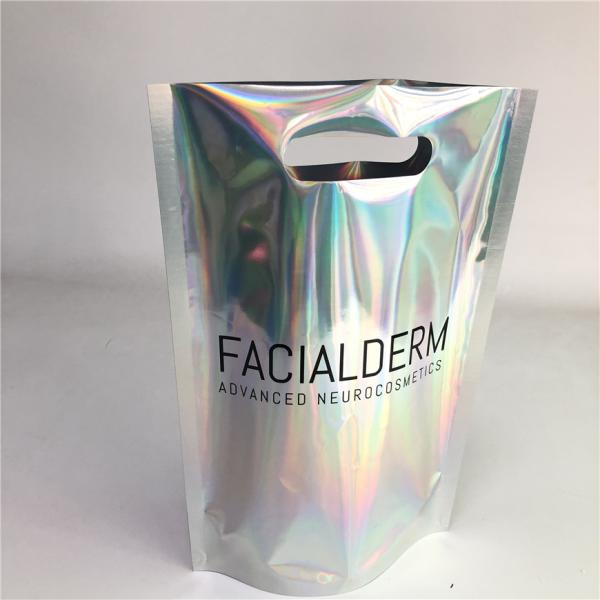 Стойка доказательства запаха вверх по красоты набора Hologram молнии сумке красочной косметической упаковывая