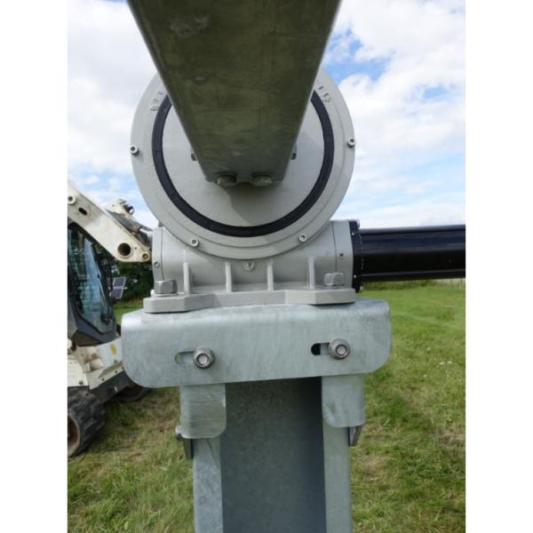 Vertical Mounted VE9 Slew Drive Gearbox Servo Motor For Horizontal Solar Tracking