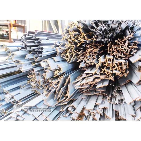 1mm Thickness Stainless Steel T Profile Inlay Grooved T16 T19